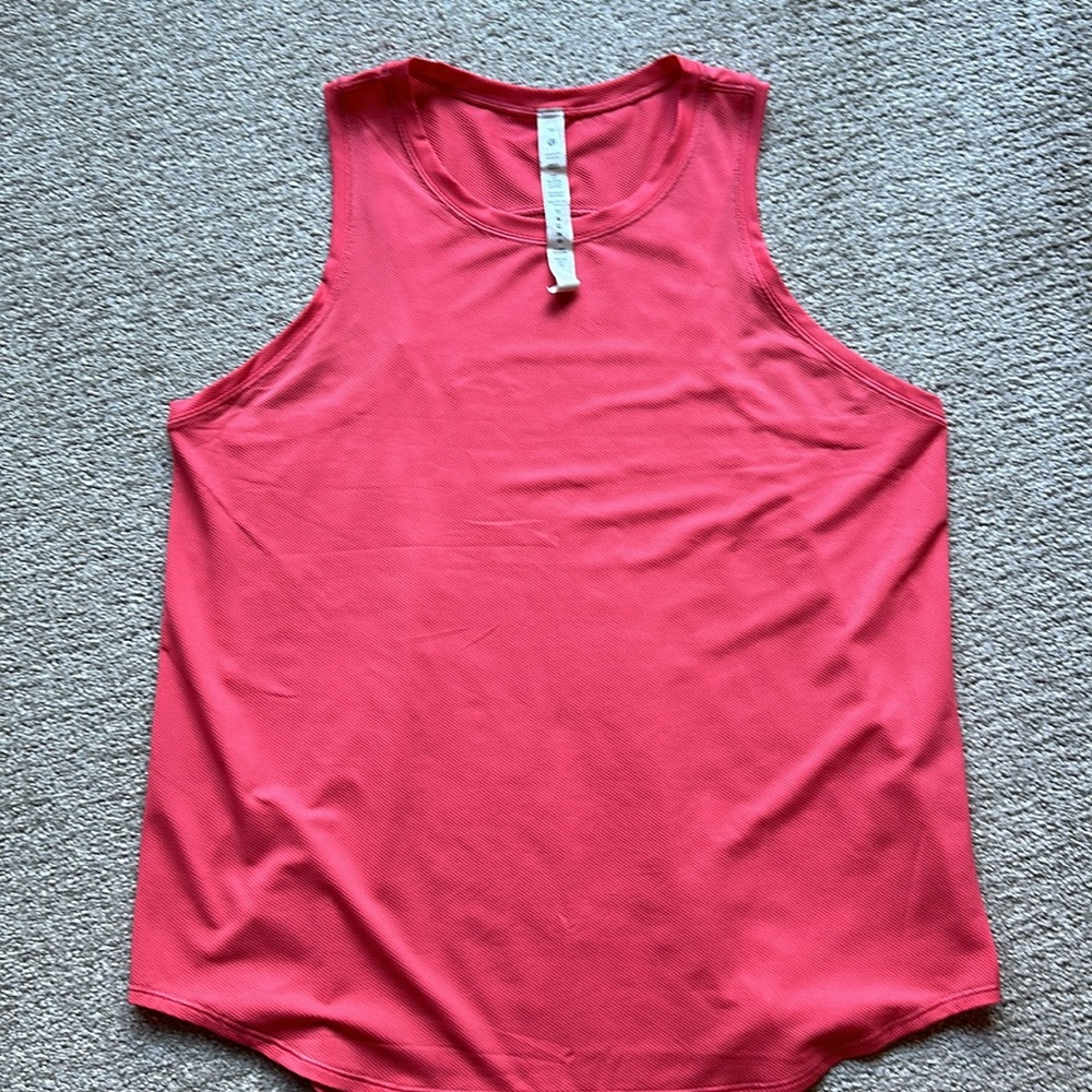 Lululemon High Neck Run and Train Tank Top, like new, size 10